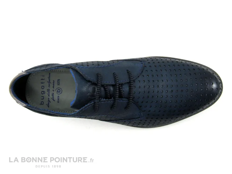 Achat chaussures Bugatti Homme Chaussure habillée, vente Bugatti FEDARO 311-A6S03 Blue - Chaussure derbi Homme - Bleu