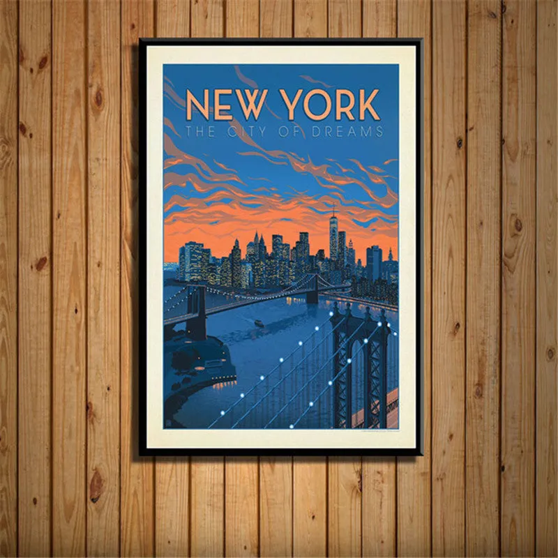 Affiche De paysage De Voyage Vintage