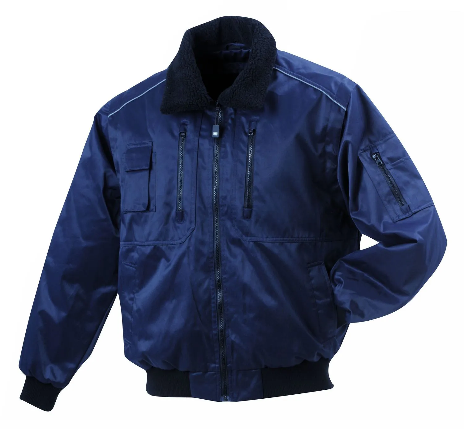 Blouson hiver 3 en 1 manches amovibles - JN812 - bleu marine - Workwear 