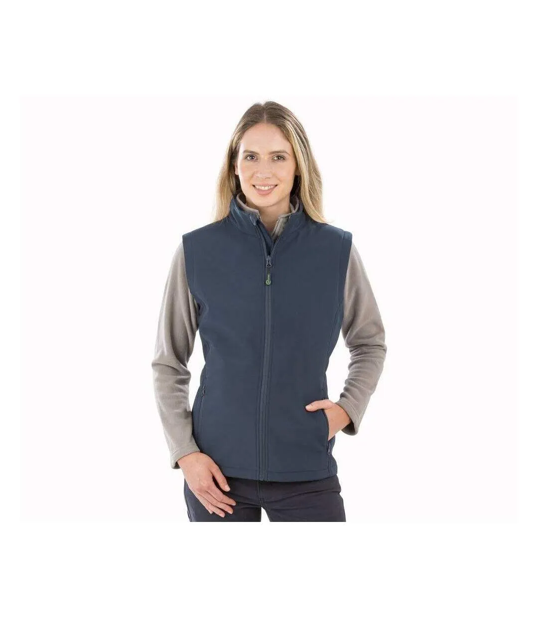 Bodywarmer Softshell en polyester recyclé FEMME Result