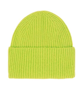 Bonnet en tricot fluo - Jaune vert