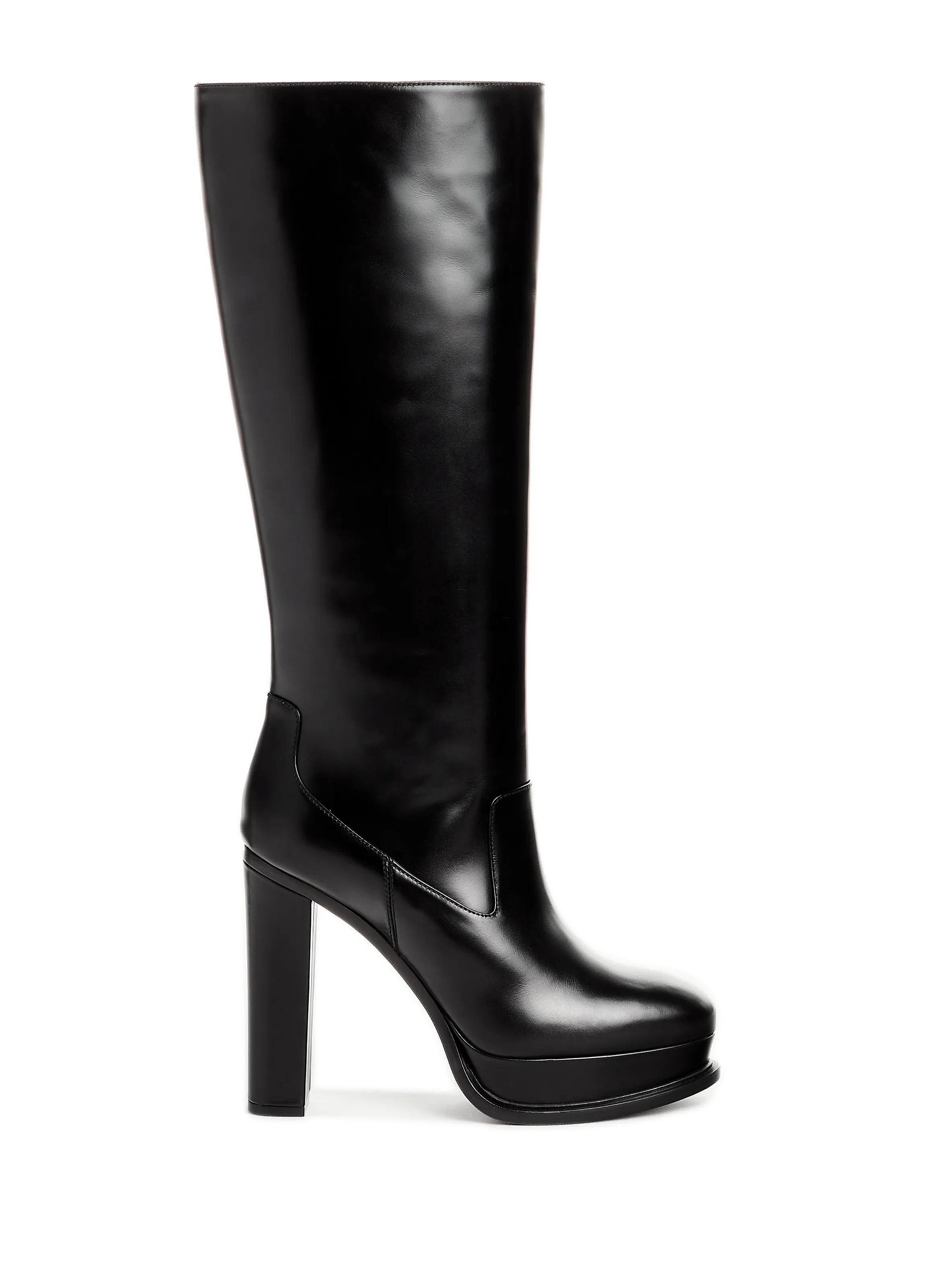 BOTTES EN CUIR - ALEXANDER MCQUEEN pour FEMME | Printemps