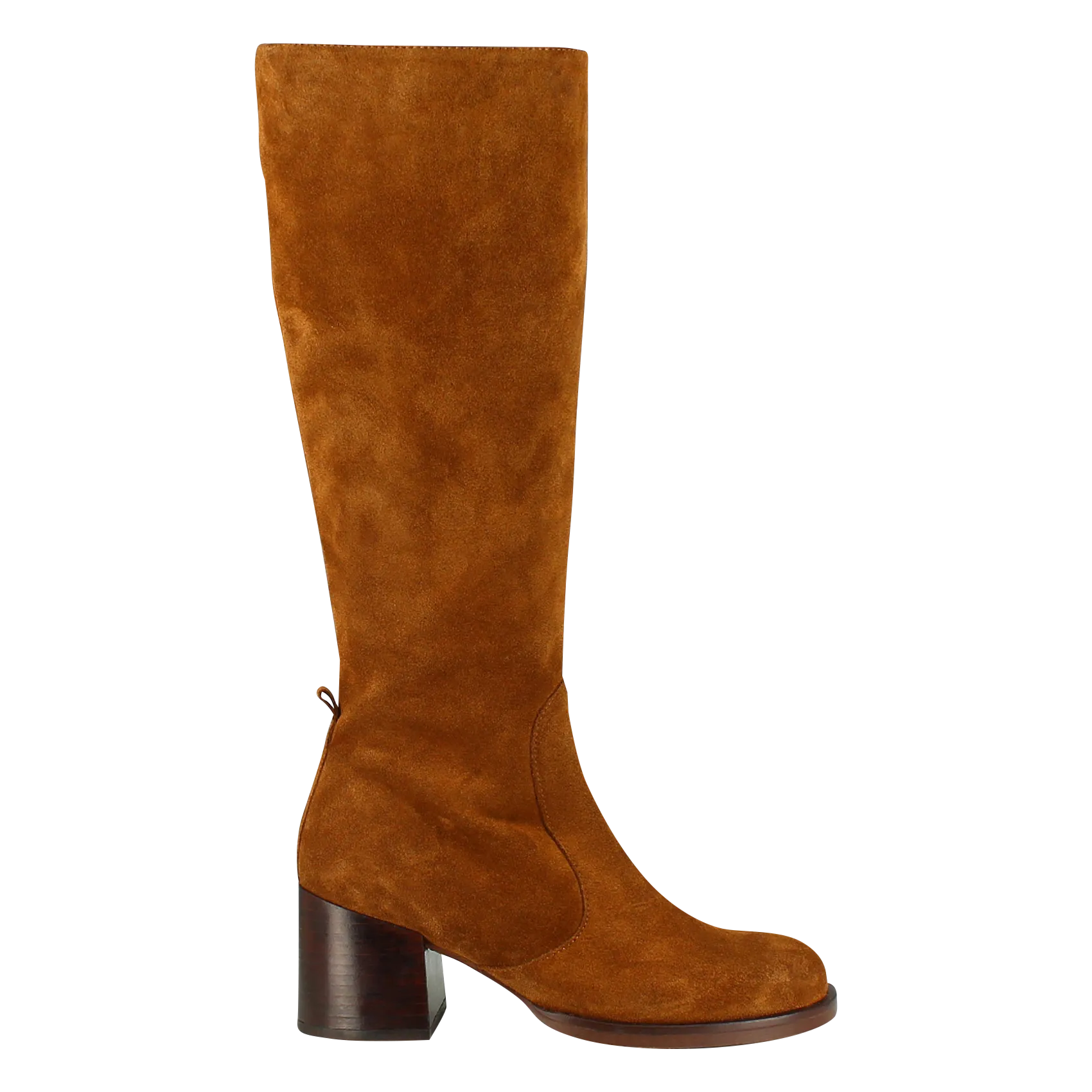 BOTTES EN CUIR VELOURS BIENVENUE - JONAK pour FEMME | Printemps