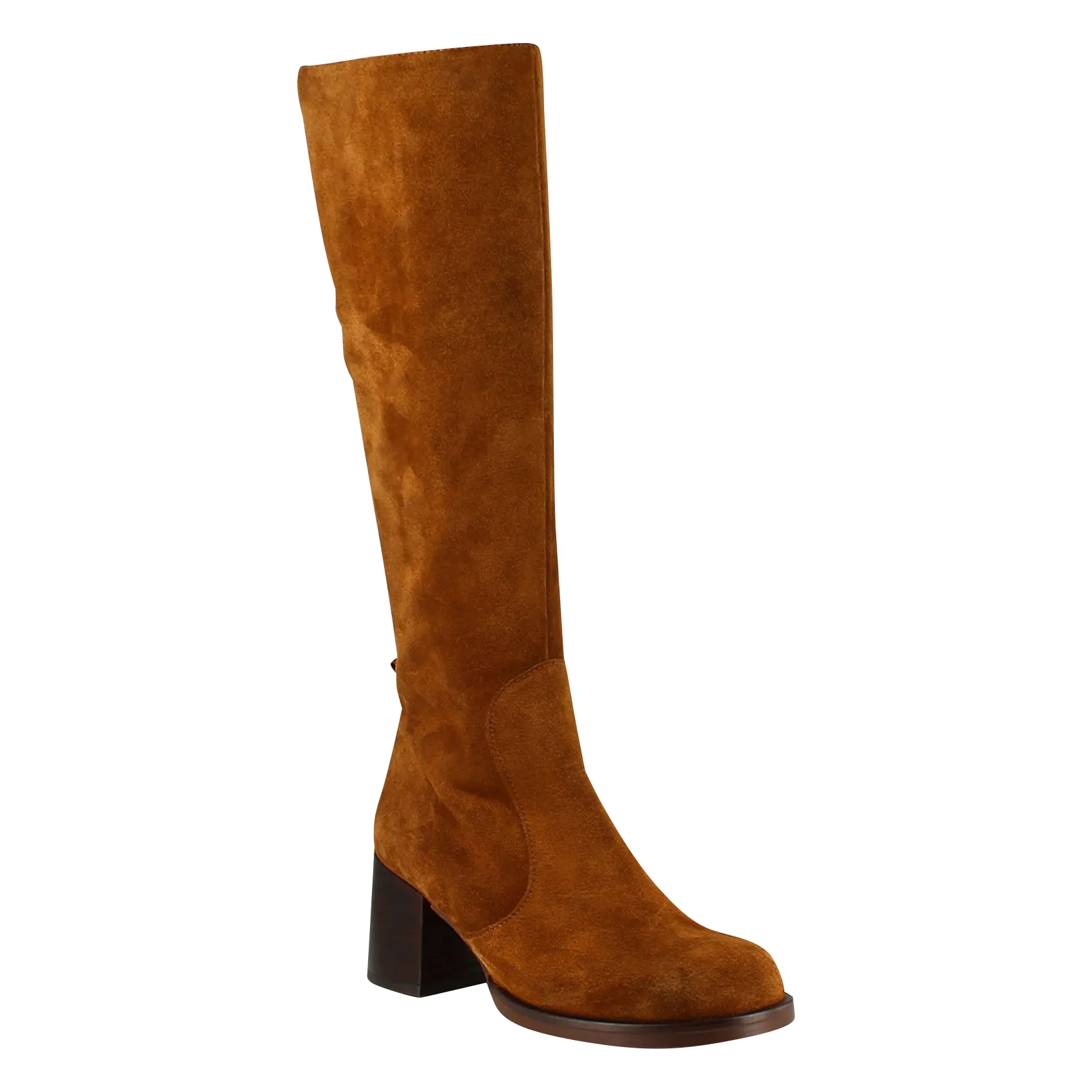 BOTTES EN CUIR VELOURS BIENVENUE - JONAK pour FEMME | Printemps