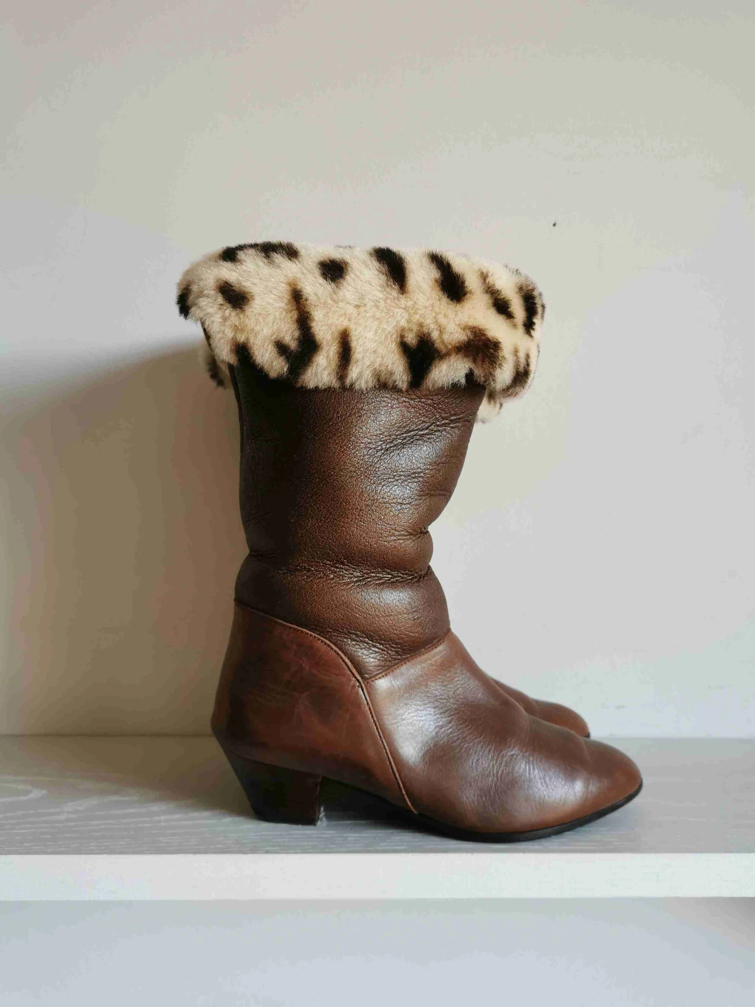 Bottes en cuir