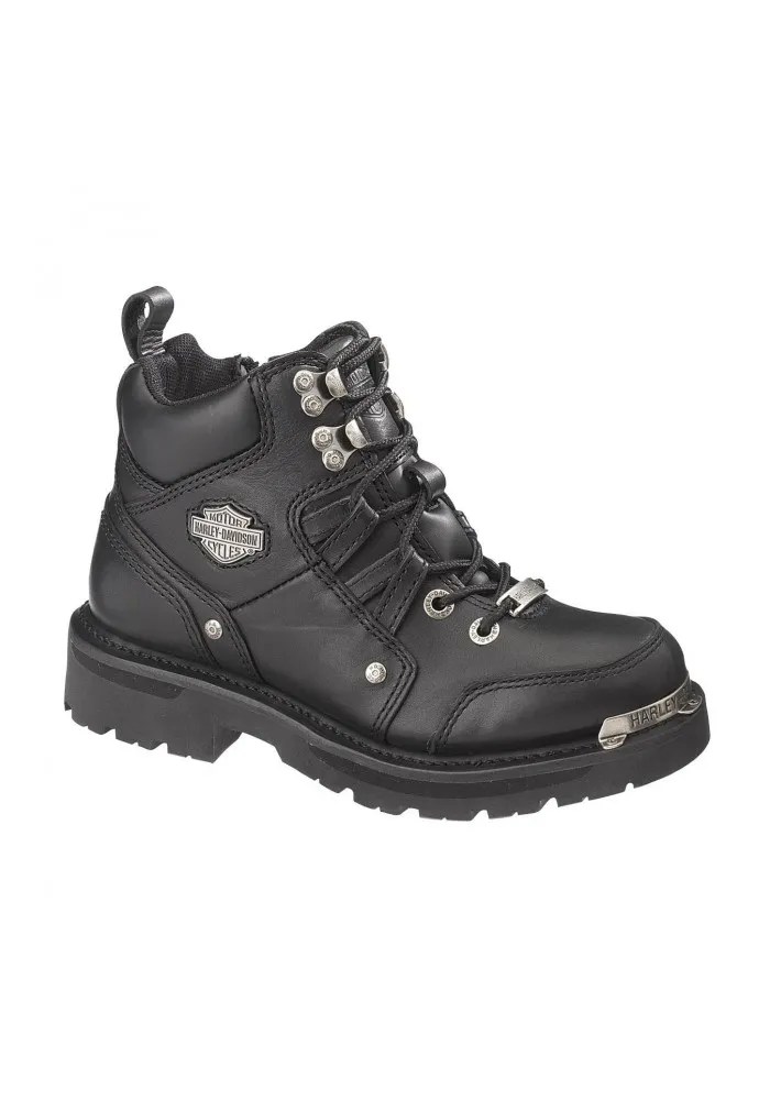 Bottes Harley Davidson Tracey en Cuir Noir (Ref : D84496) Botte Moto Femme