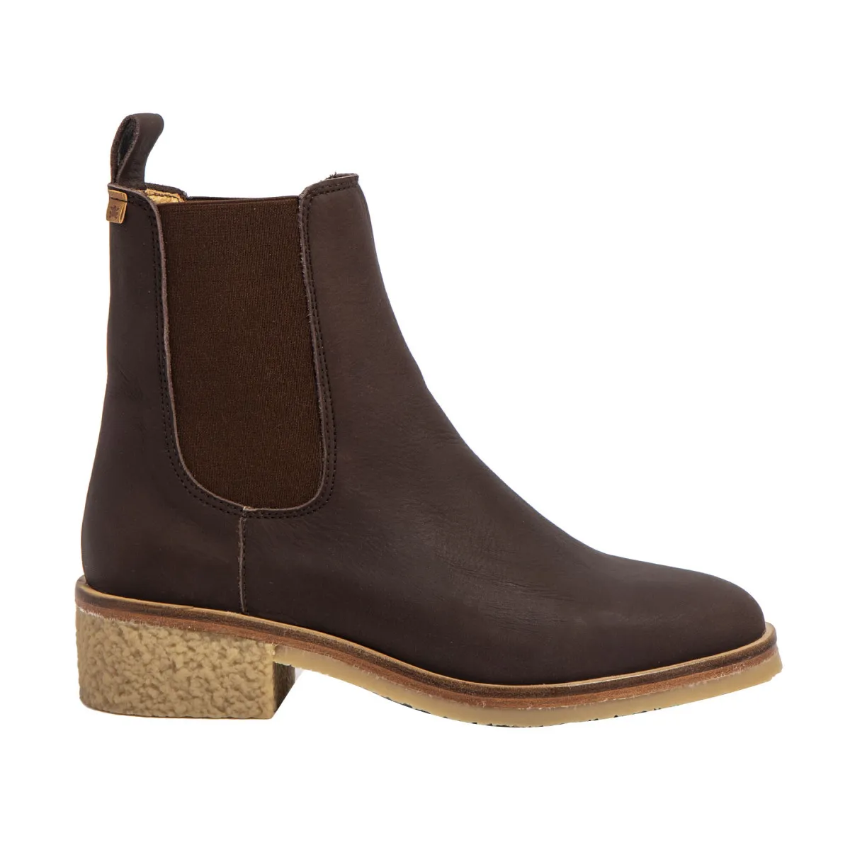 Bottines chelsea en cuir chics - Marron