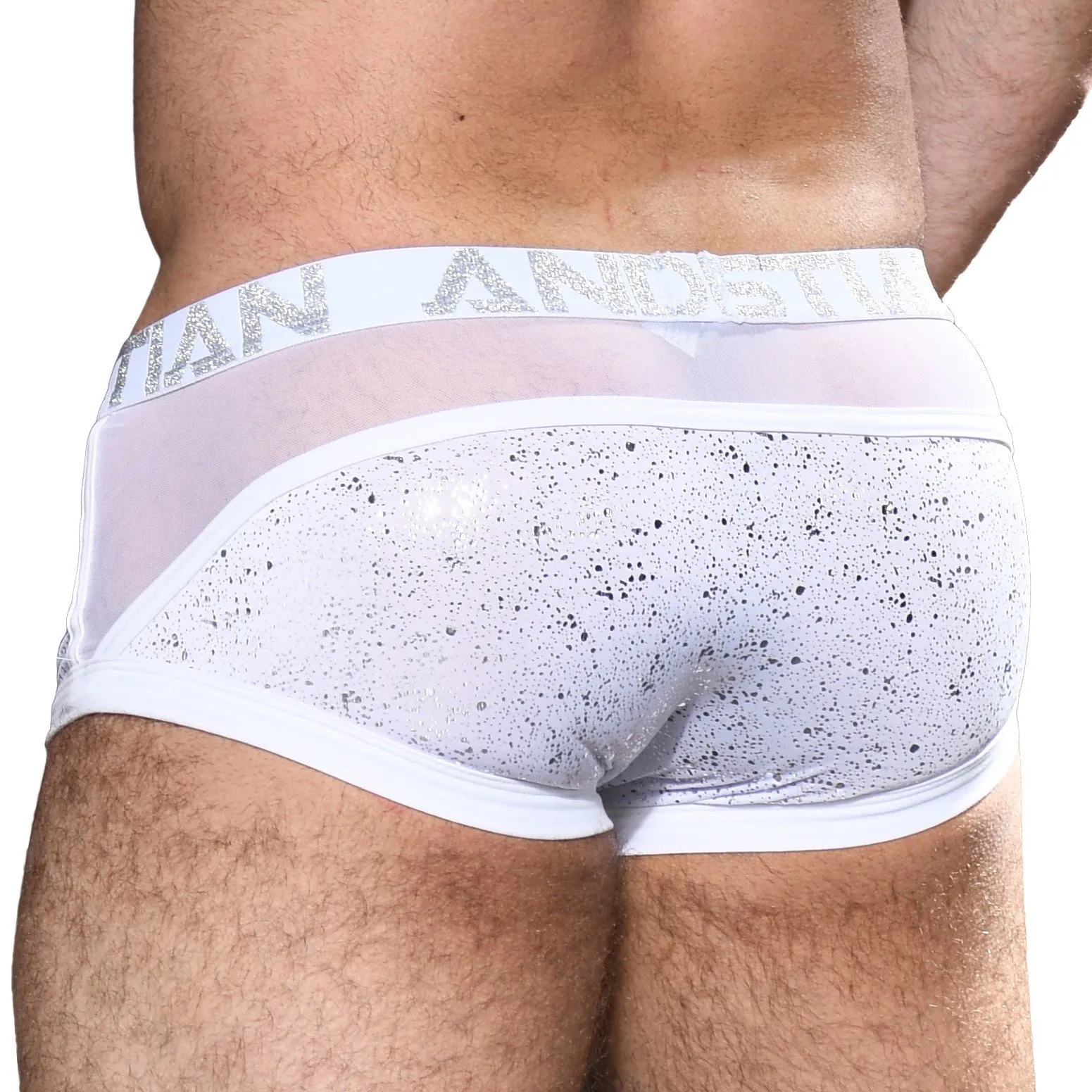 Boxer Snow Sheer w/ Almost Naked - Andrew Christian : vente shorty ...