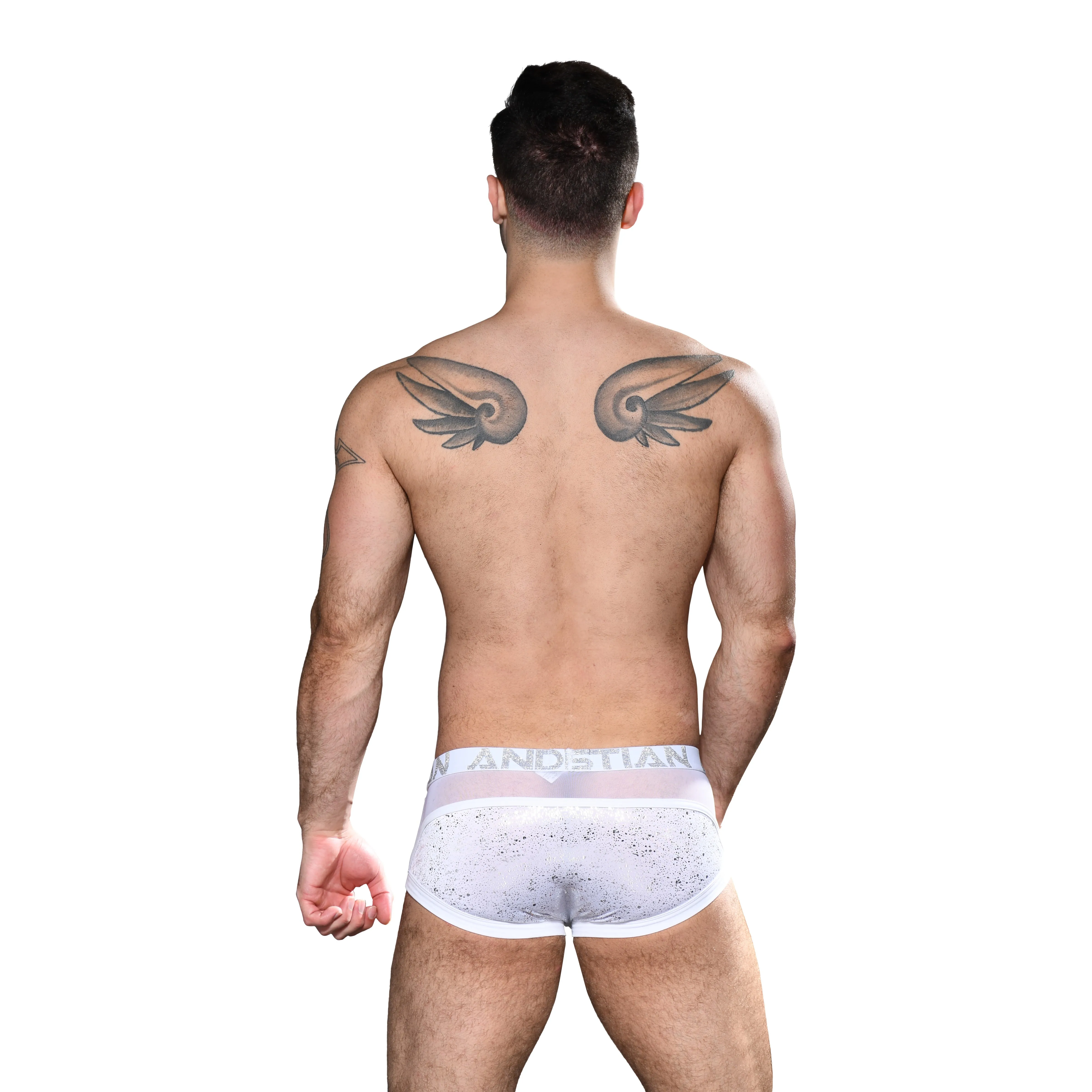 Boxer Snow Sheer w/ Almost Naked - Andrew Christian : vente shorty ...