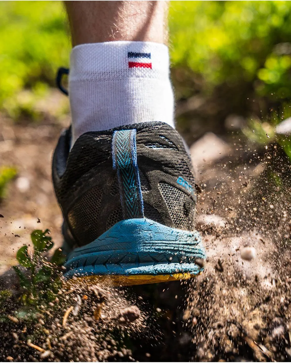 Chaussettes Courtes de Sport Dynamic Blanc - Bleuforêt