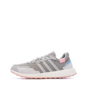 Chaussures de Sport Grise Femme Adidas Retrorun