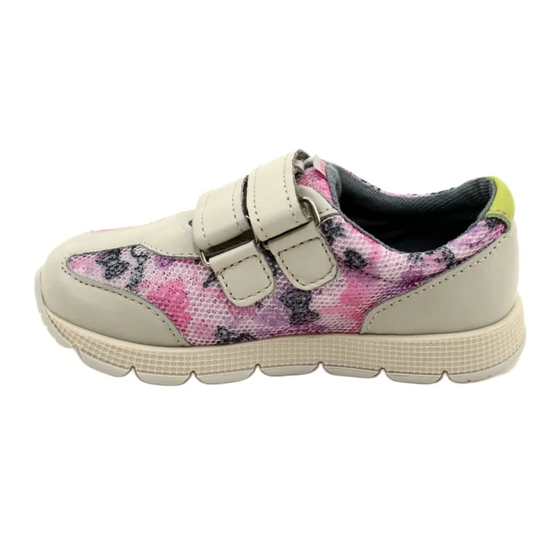 Chaussures décontractées en cuir avec velcro Mazurek AirWalk Sport violet rose gris vert