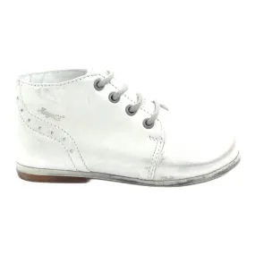 Chaussures en cuir, nouées Hugotti argent