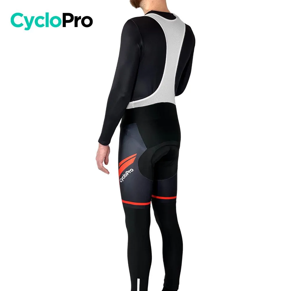 COLLANT CYCLISTE THERMIQUE ROUGE - HIVER - HOMME - DESTOCKAGE