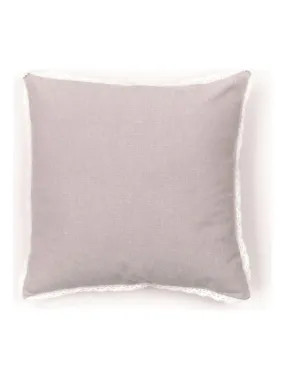 Coussin déhoussable avec dentelle 'CHARME' 'TODAY' - Beige