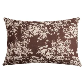 Coussin KYOTO en polyester rouge grenat | 3 Suisses