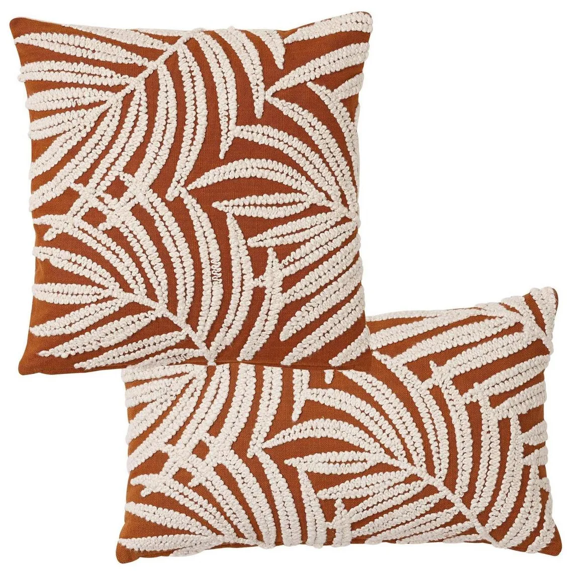 Coussin LYPTUS en polyester marron caramel  | 3 Suisses