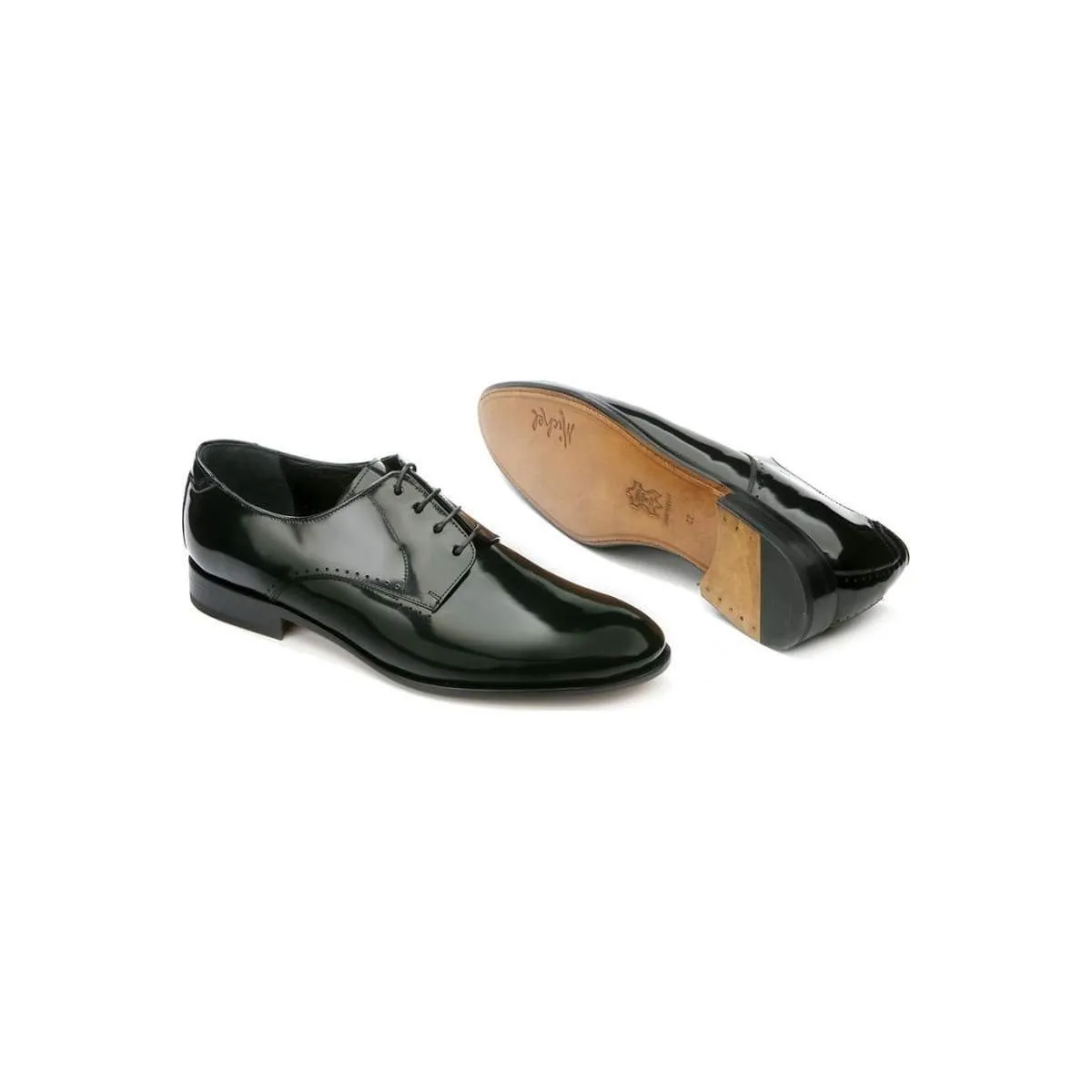 Derbies homme en cuir verni noir - Noir