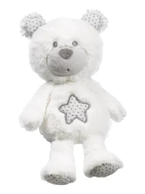 Doudou Ours en polyester blanc - SAUTHON - Blanc Gris