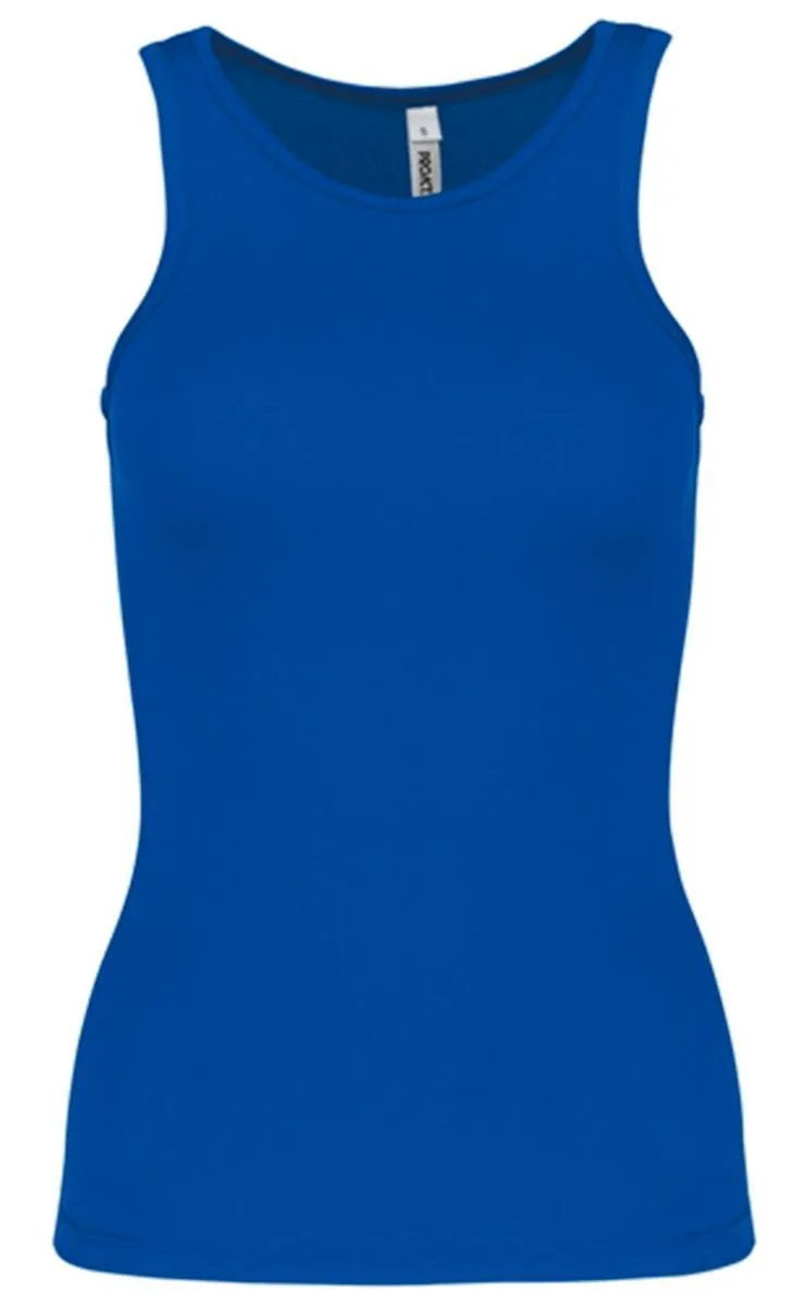 Débardeur de sport - Femme - PA442 - bleu aqua 