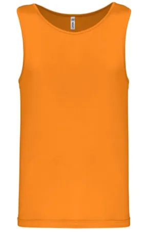 Débardeur de sport - Homme - PA441 - orange 