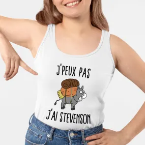 Débardeur Femme J'peux pas j'ai Stevenson