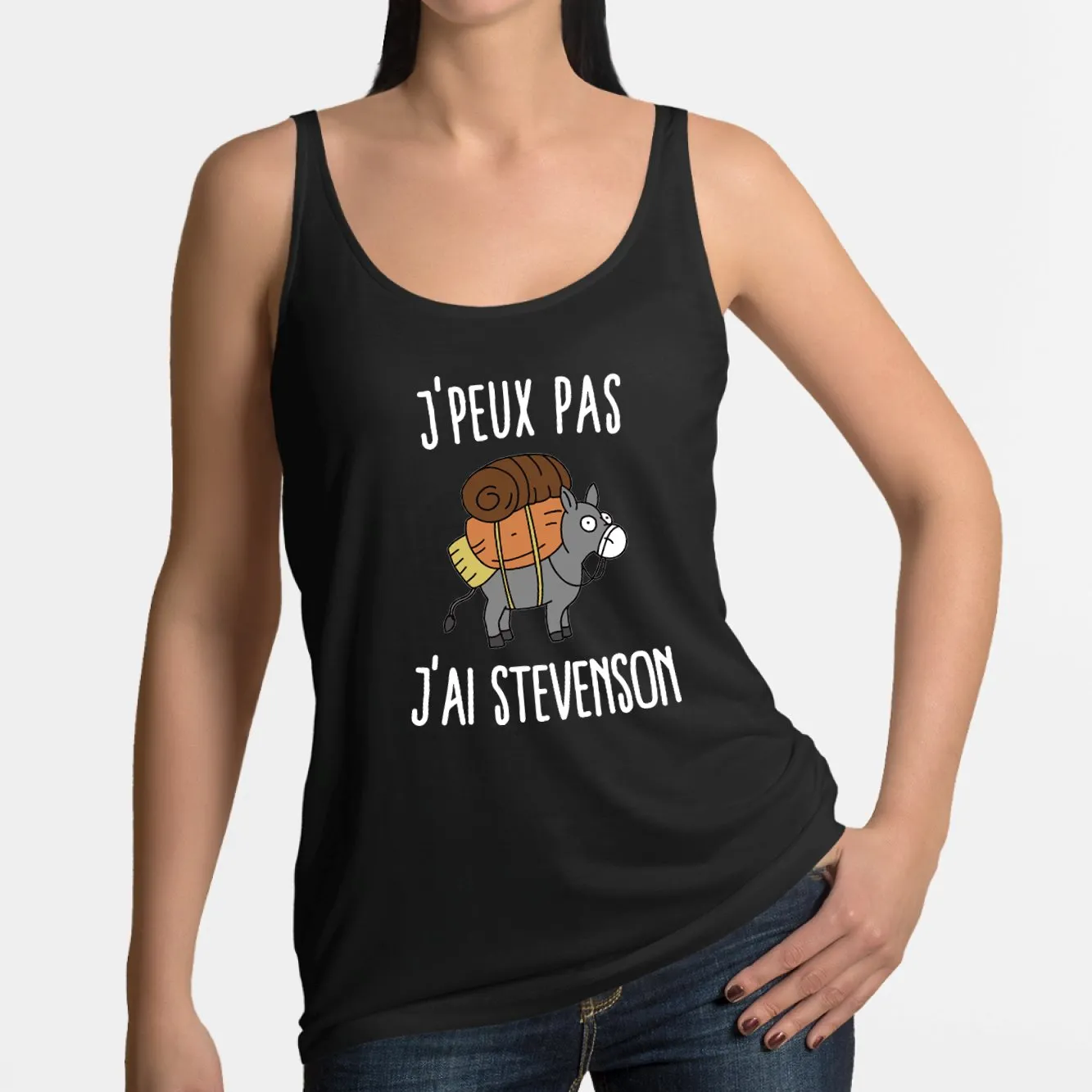 Débardeur Femme J'peux pas j'ai Stevenson