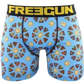 FREEGUN Boxer Homme Microfibre SHI Ciel PREMIUM