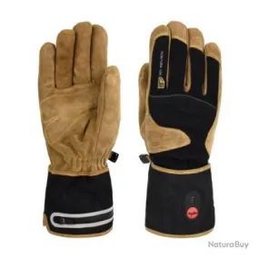 Gants chauffants professionnel renforcés classe II, 30Seven® XS Noir