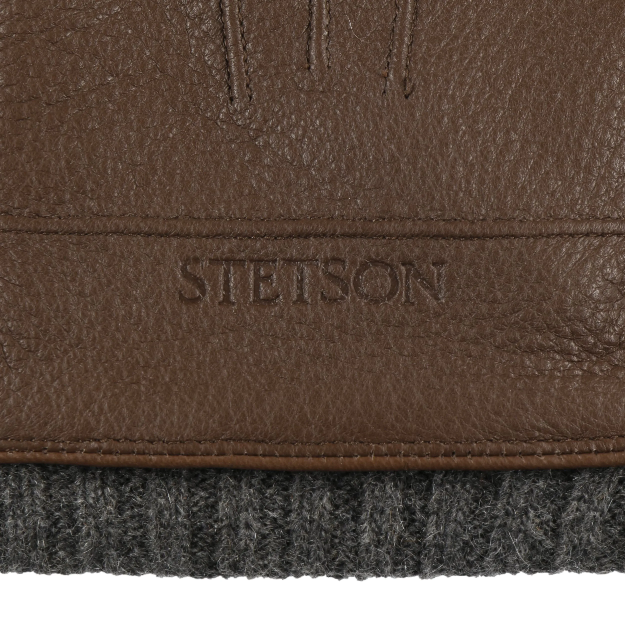 Gants en Cuir Deer Cashmere by Stetson --> Chapeaux, casquettes & bonnets en ligne ▷ Chapeaushop