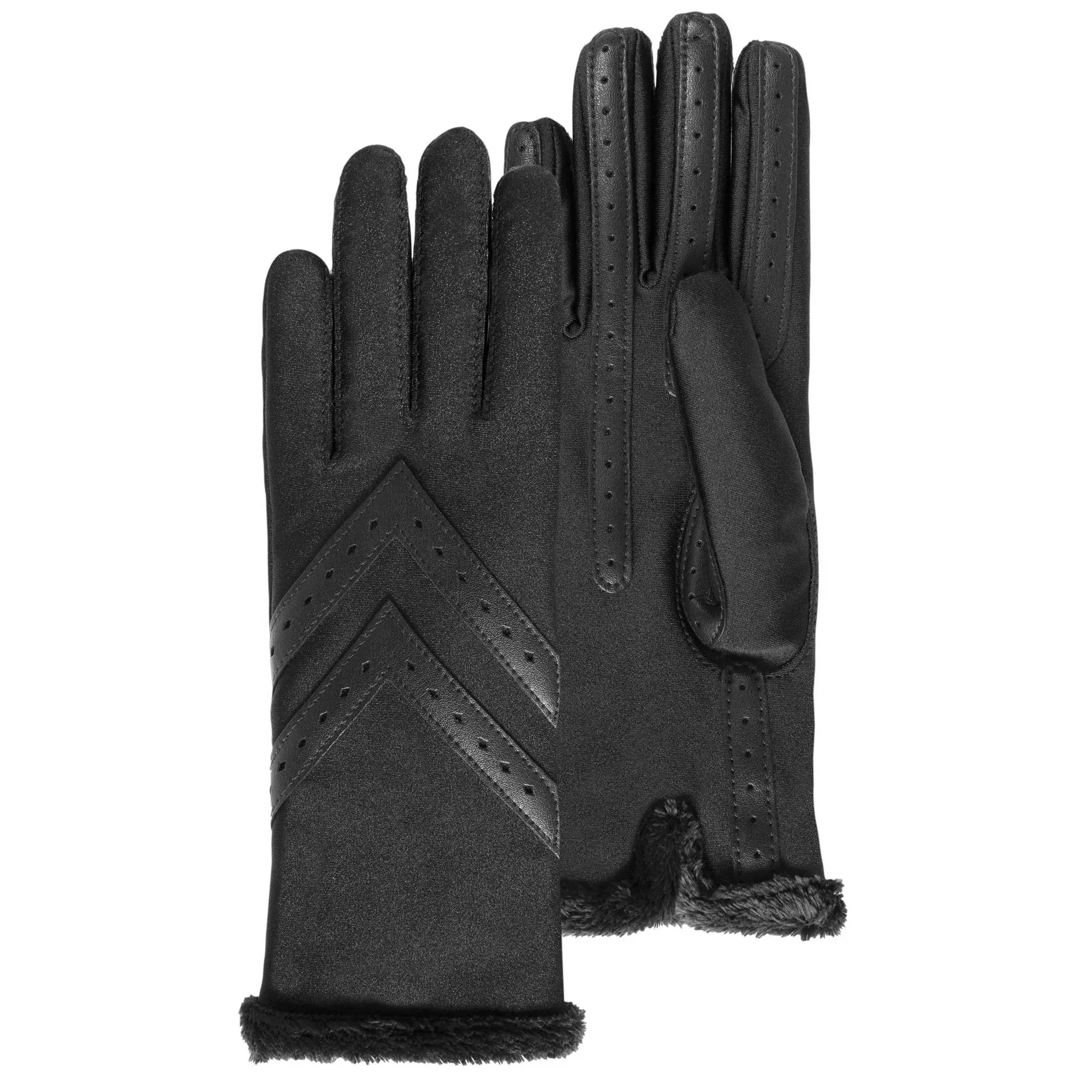 Gants tactiles Isotoner en tissu extensible recyclé 85304