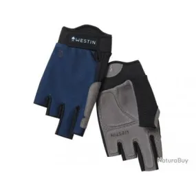 Gants Westin Drip UPF Half Finger Glove M  Petrol Blue