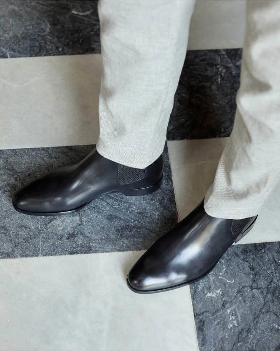 Henry - Bottines Chelsea noire | Chelsea Boots en cuir | In Corio