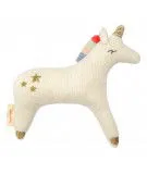 Hochet Licorne en coton biologique