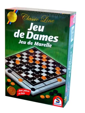 Jeu de dames et jeu de marelle - N/A