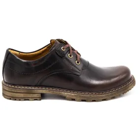 Kampol Bottes en cuir pour hommes, 32 / K Kabir brun le noir