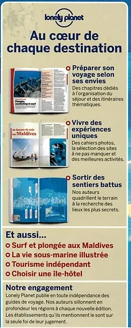 MALDIVES LONELY PLANET EN FRANCAIS