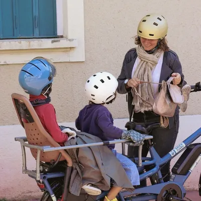 Manchons vélo enfant en cargo / longtail Gaston