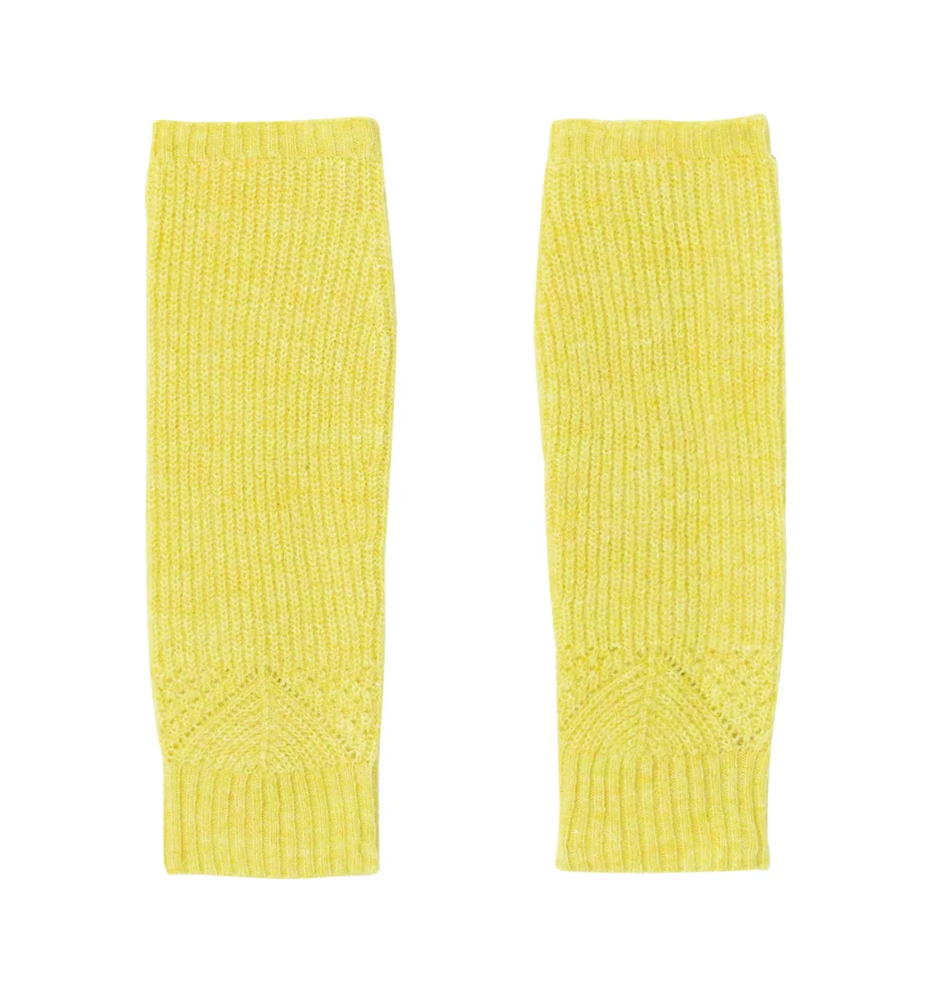 Mitaines en tricot Femme - Jaune