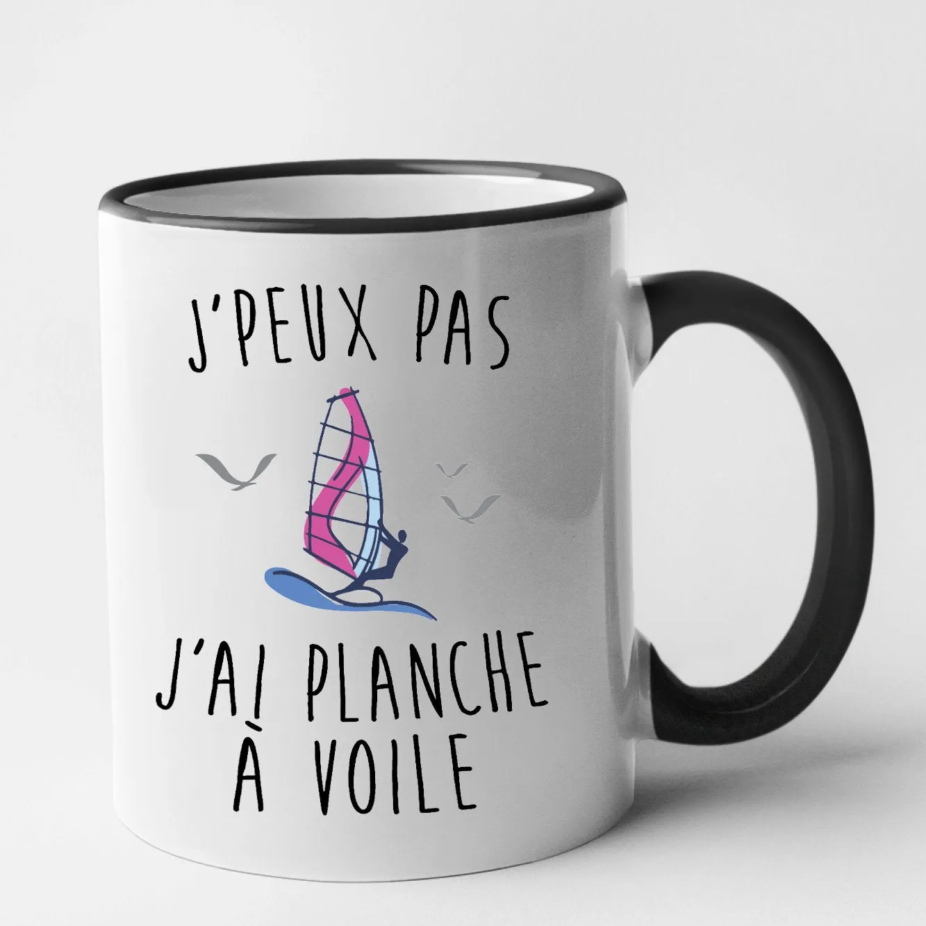 Mug J'peux pas j'ai planche à voile