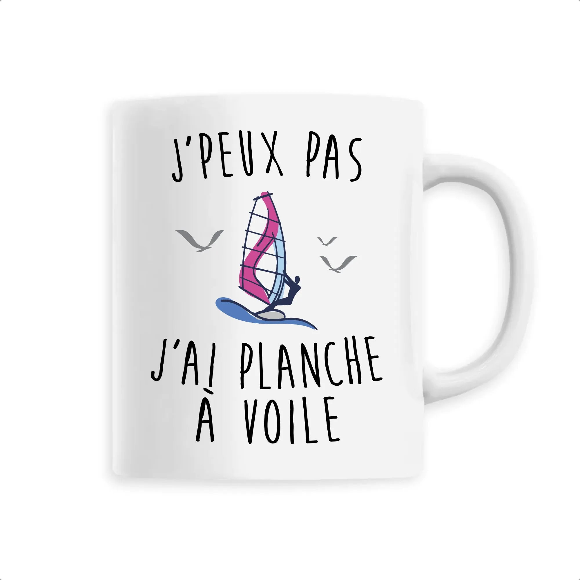 Mug J'peux pas j'ai planche à voile