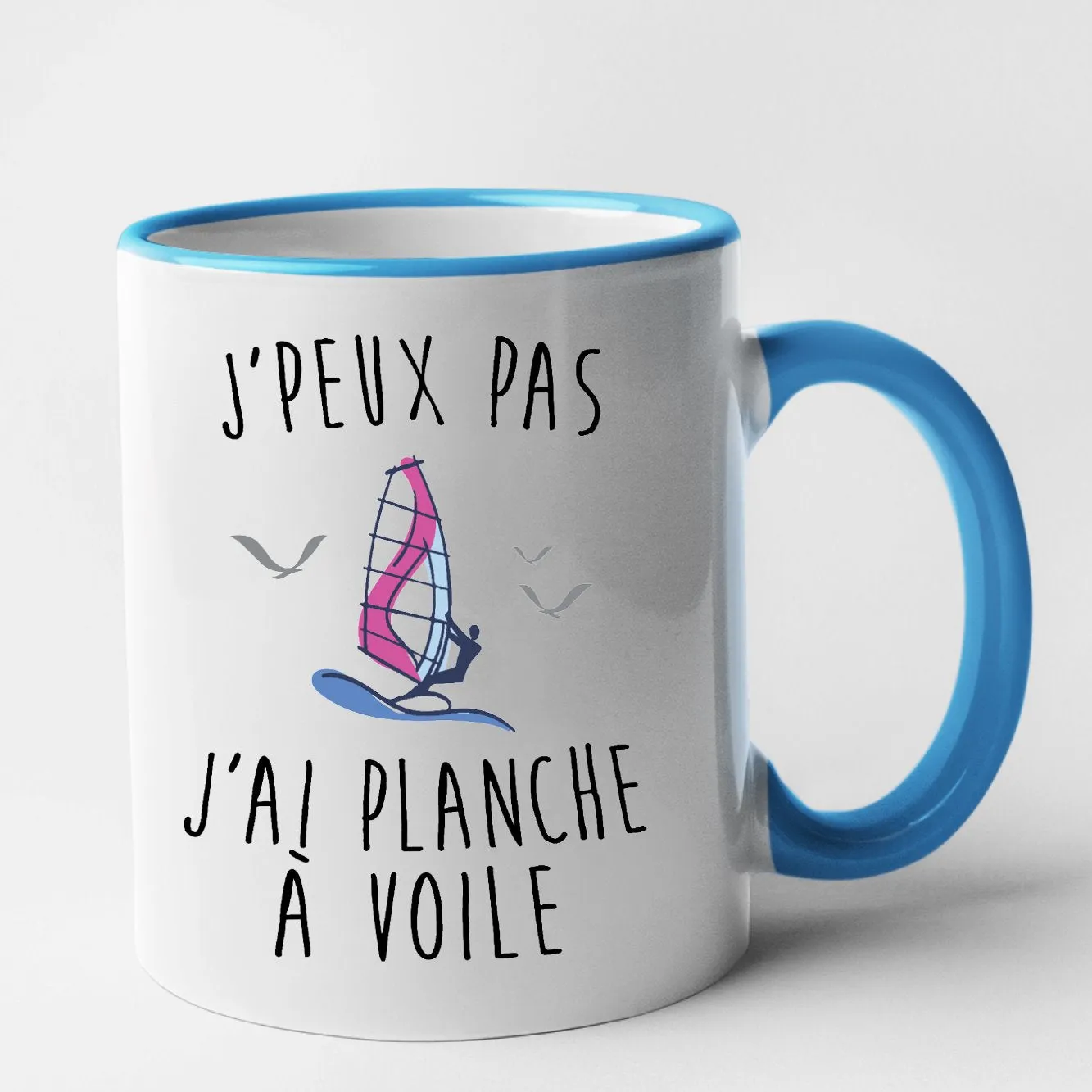 Mug J'peux pas j'ai planche à voile