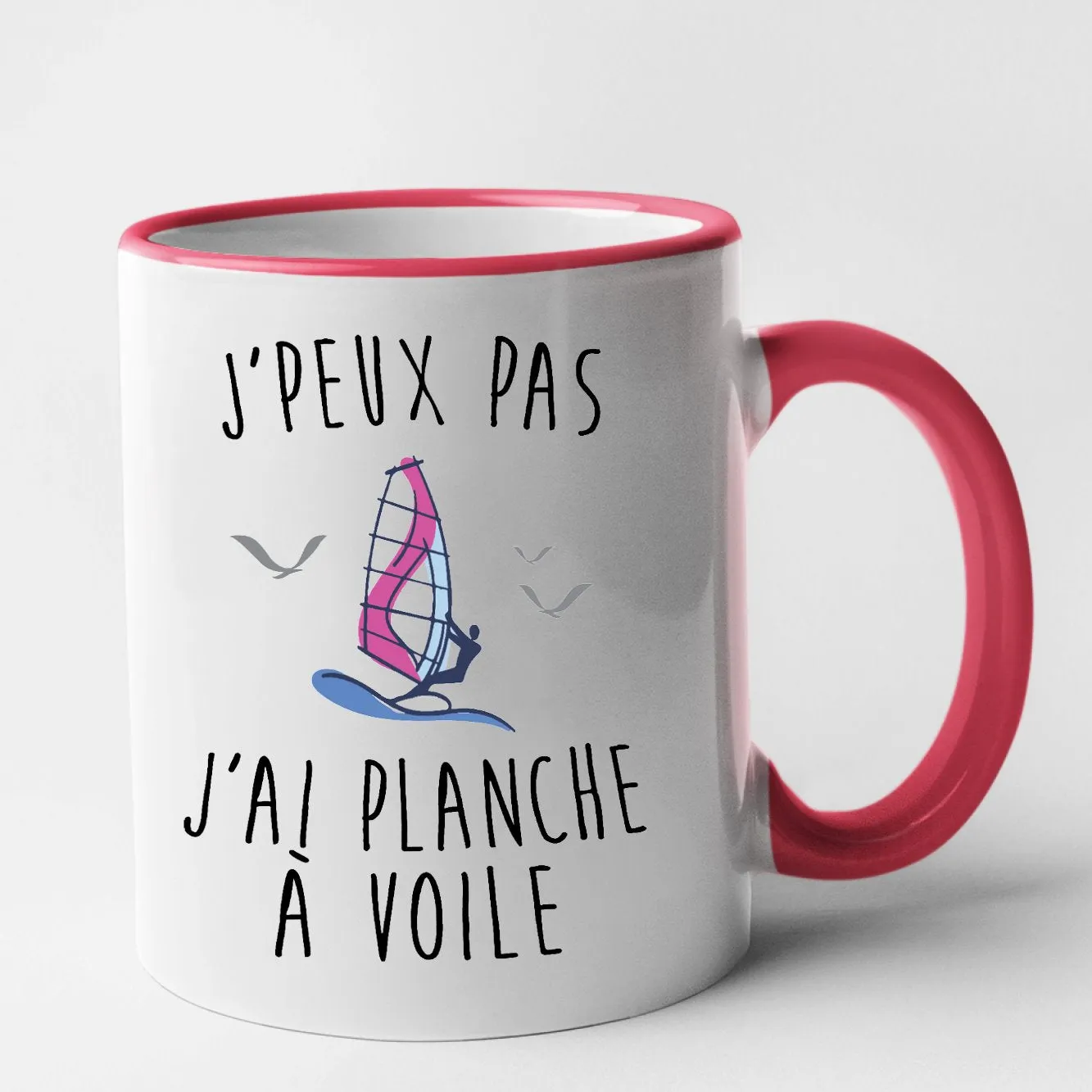 Mug J'peux pas j'ai planche à voile