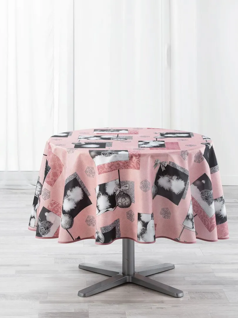 Nappe Collection Noel Cotina hiver - Gris