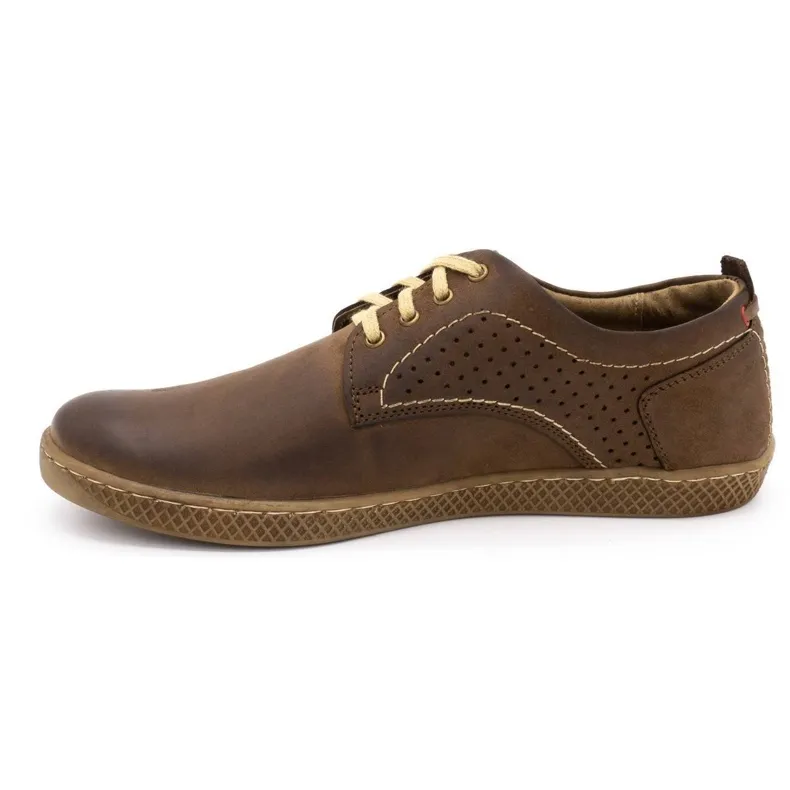 Olivier Chaussures décontractées pour hommes 302GT marron brun