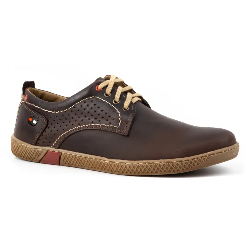 Olivier Chaussures décontractées pour hommes 302GT marron brun