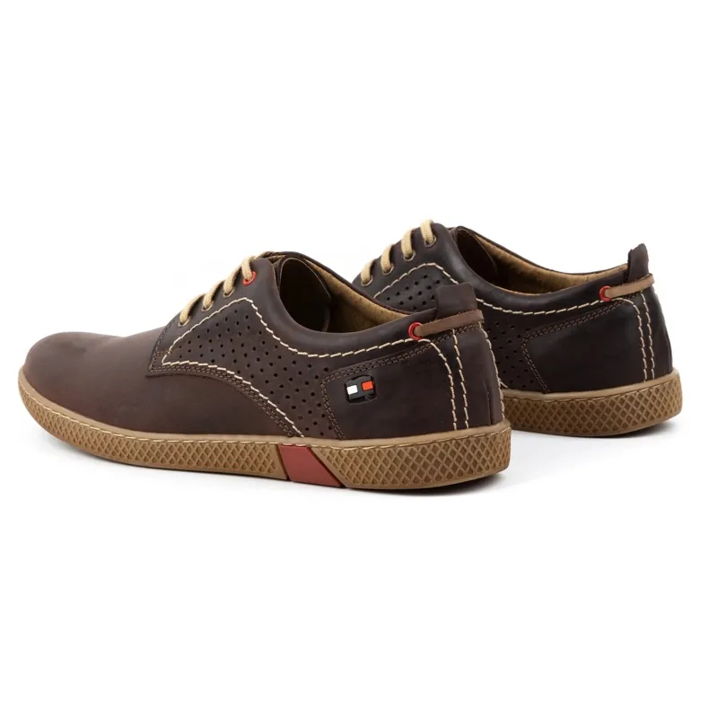 Olivier Chaussures décontractées pour hommes 302GT marron brun