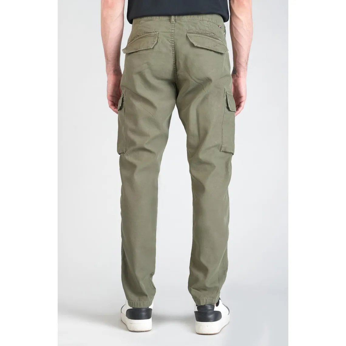 Pantalon cargo pour homme Sami vert en coton | 3 Suisses