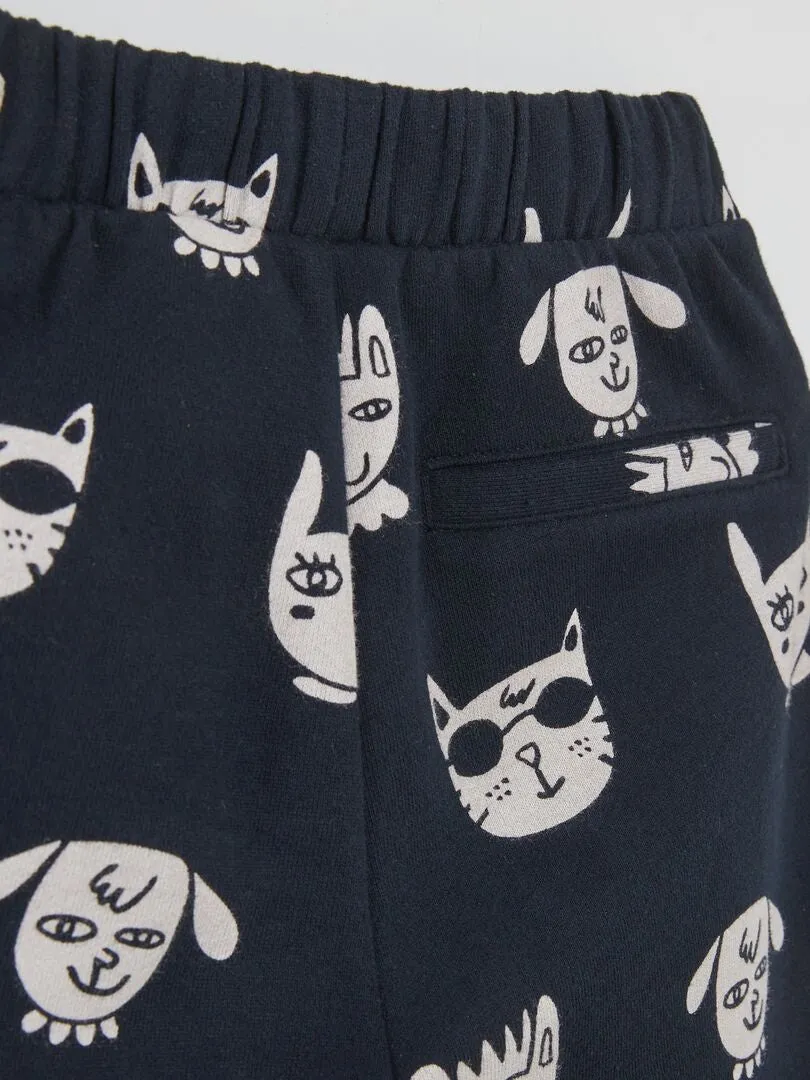 Pantalon en molleton X Little Bad Wolf - Noir