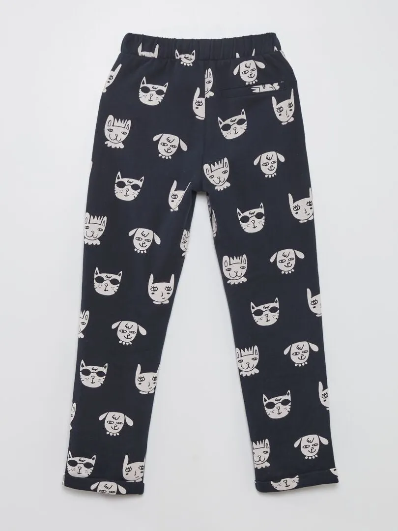 Pantalon en molleton X Little Bad Wolf - Noir